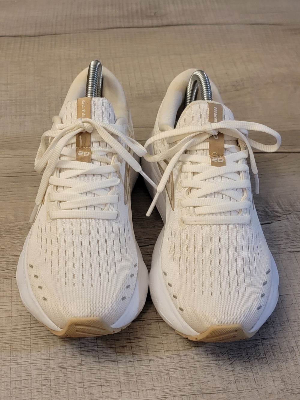 Brooks Women's Running Sneakers - Cream & Tan Accents
